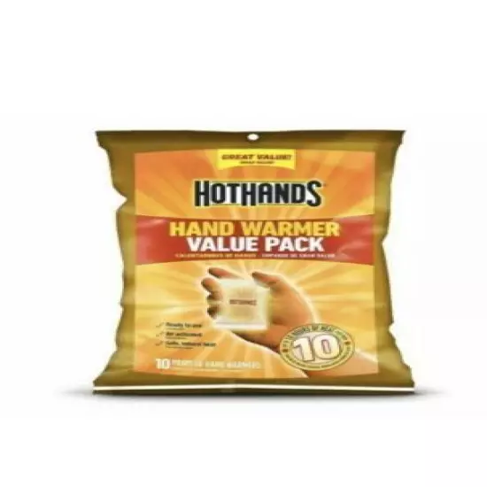 2 ! HOT HANDS VALUE PACK 10 PAIRS OF HAND WARMERS EXP 2023