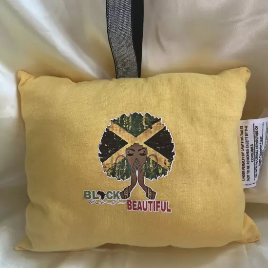 Black And Beautiful Travel pillow. Fix Your Own Crown Ladies!