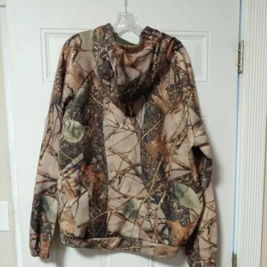 Buffalo Outdoors Burley Camo Tan Hooded Sweatshirt XL