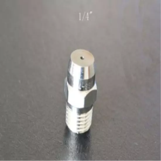 New 2pcs 1/4" bspt Stainless steel Cone Spray Nozzle