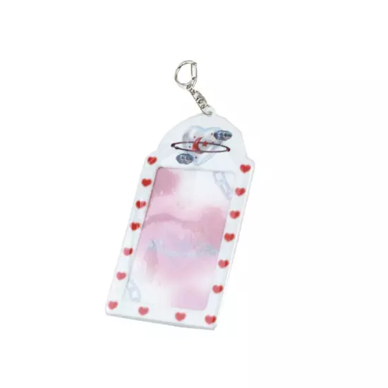 Cute Photocard Holder Idol Photo Case ID Card Cover Keychain Bag Pendant `