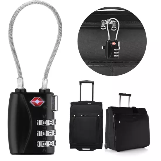 2-5Pack TSA Approved Luggage Locks Padlock for Travel Bag, Suit Case, Lockers