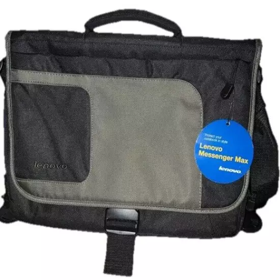 Lenovo Messenger Max Laptop Bag - Black/Green fits up to 15.6" laptop - New!