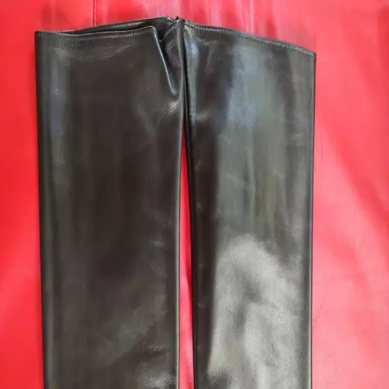 SIZE 7 1/2 - 19" LONG UNLINED KID LEATHER ITALY = EVENING FORMAL CASUAL BOUDOIR