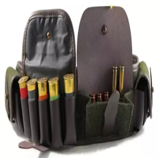 Shotgun/Rifle Cartridges Belt Ammo Carry Shell Holder 12/16 GA Handmade Quality