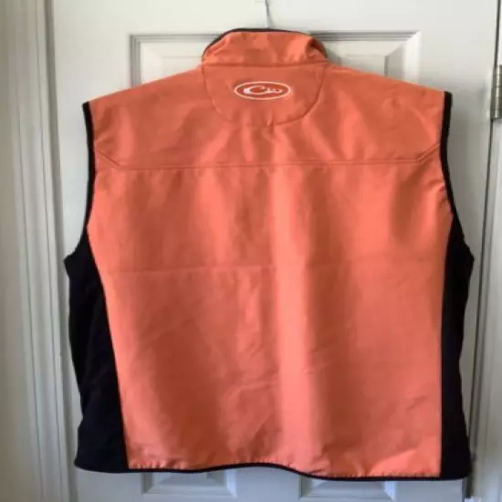 Drake Clemson windproof tech vest orange xlarge