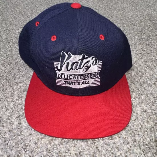 Katz’s Delicatessen Deli Hat Yupoong Classics Snapback Adjustable Cap Since 1888