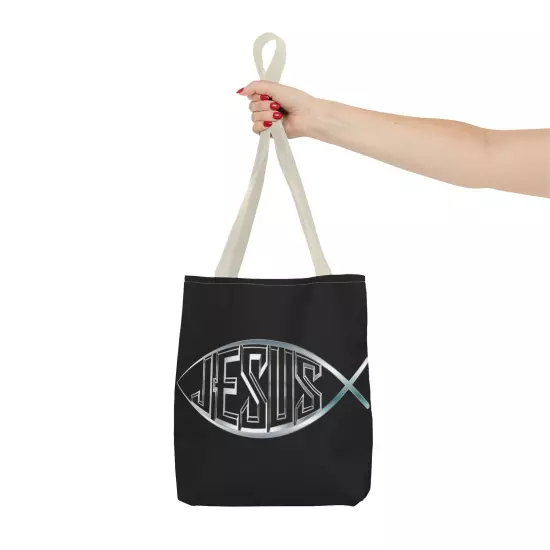 Tote Bag (AOP) - Jesus Fish