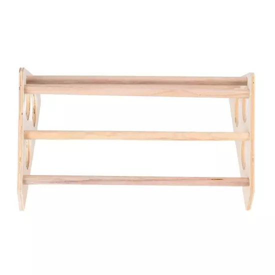 Pet Chicken Wood Stand Hand Made Small Chicken Roost Rack For Poultry House M VZ