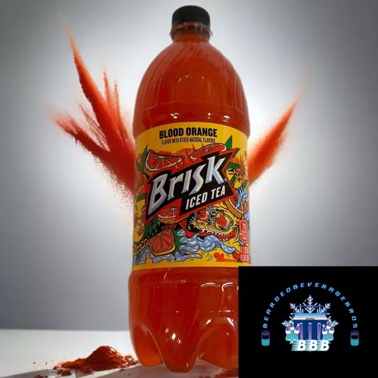 Brisk Blood Orange Iced Tea, 1L Bottle