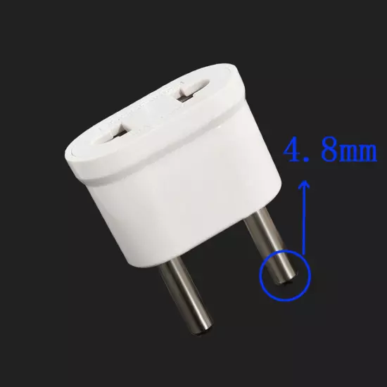 Travel Charger US USA To EU Europe Wall Charger AC Power Plugs Adapter Converter