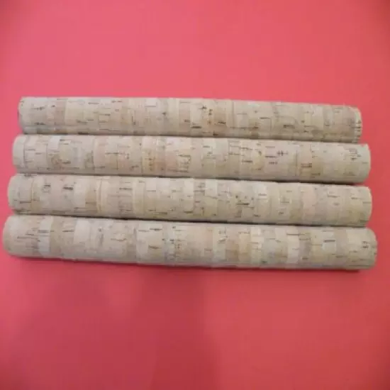 4 CORK STICKS 14"X1 1/4" GRADE A+ BORE 1/4