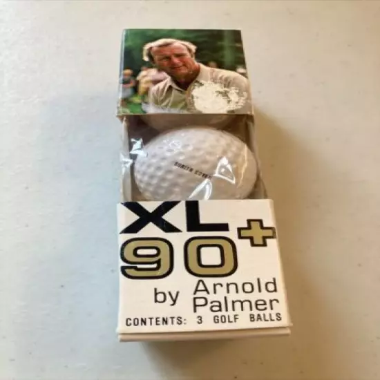 Arnold Palmer Set 3 Vtg XL 90+ Golf Balls Boxed