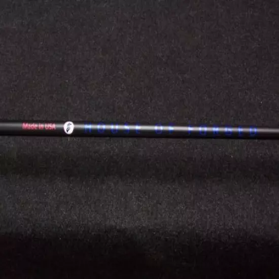 ,mint HOUSE OF FORGED "Z" zylon (STIFF)-flex long-drive shaft w/CALLAWAY adapter