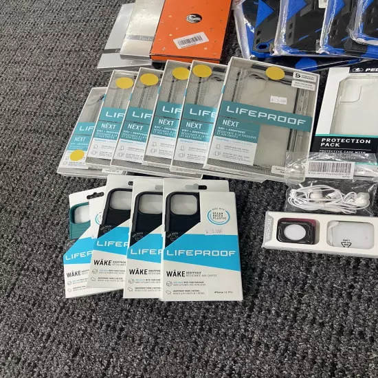 67 cell phone accessories lot For iPhone, Android, Samsung, Live Stream, Tracker