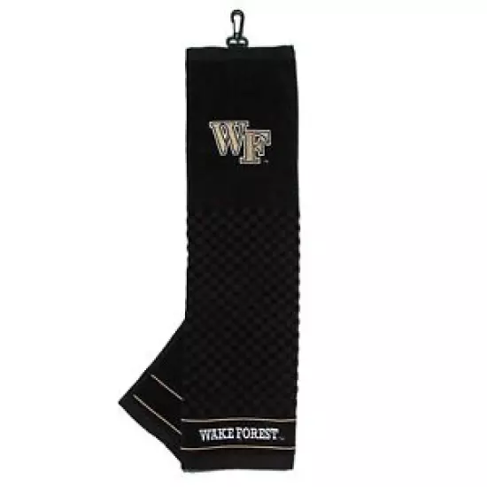 NCAA Wake Forest Demon Deacons Tri-fold Golf Towel