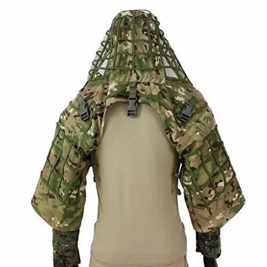 Sniper Ghillie Suit Foundation Ripstop Ghillie Viper Hood Camouflage