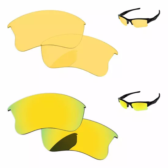 Lensology Polarized Replacement Lenses For-Oakley Flak Jacket XLJ Multi-Options