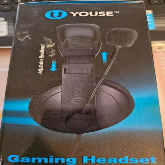 U-Youse Gaming Headset For Use With Xbox One, PS4 & PC With Microphone (L)