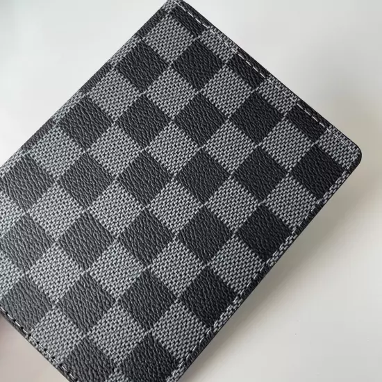 Checkered Passport and Vaxx Card Holder