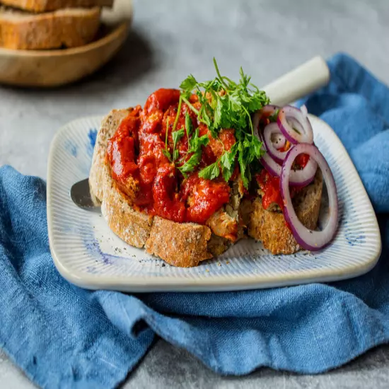 Norwegian Stabburet "Makrell i tomat" - Mackerel in tomato sauce. 125 grams tin