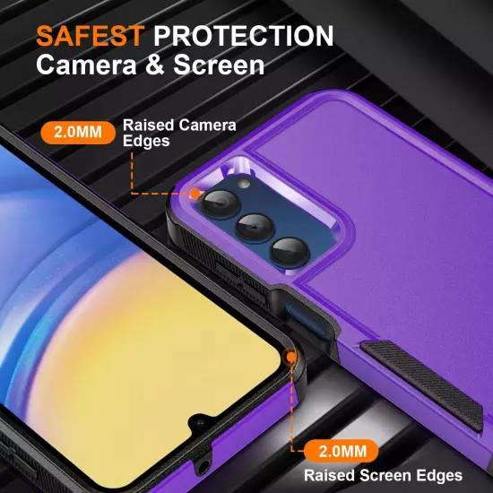 For Samsung Galaxy A03S A32 5G A12 A25 A42 Case Phone Cover +Tempered Glass