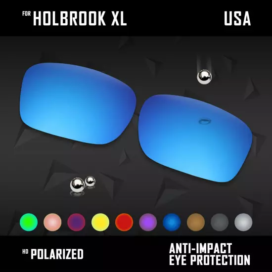 Anti Scratch Polarized Replacement Lenses for-Oakley Holbrook XL OO9417 Options