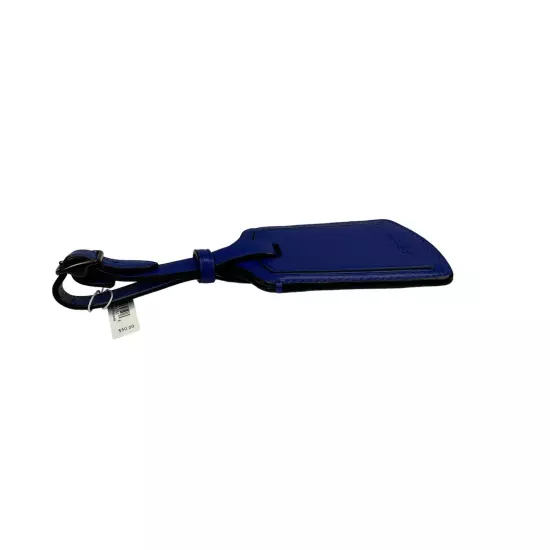 Coach Luggage Tag Name Sport Blue