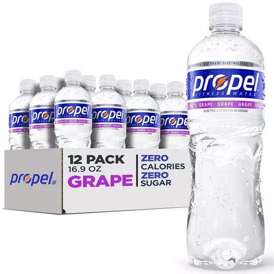 , Grape, Zero Calorie Sports Drinking Water with Electrolytes 