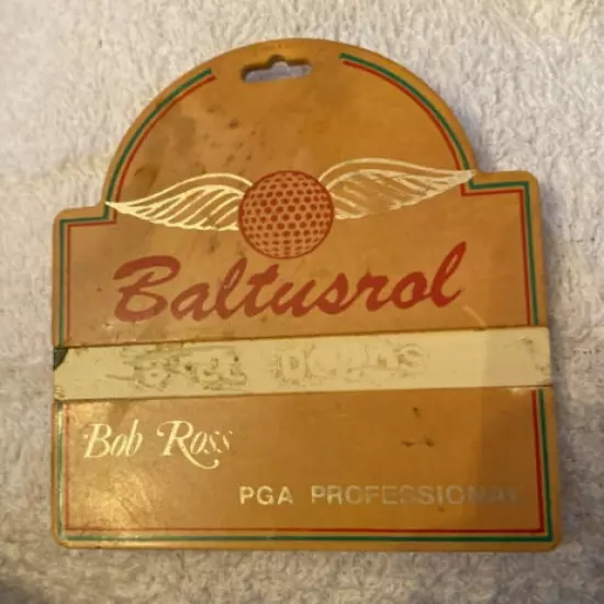 VINTAGE BAG TAG " WOMEN'S U.S OPEN @ BALTUSROL, SUPER!