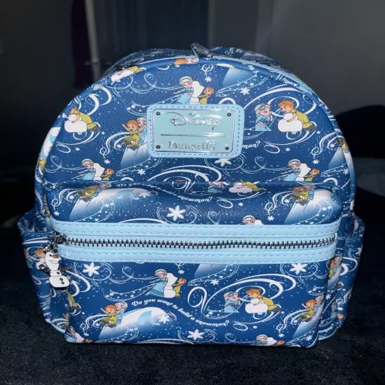 Loungefly Disney Frozen Snow Play Mini Backpack NWT