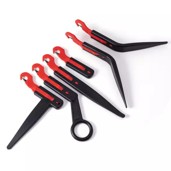 6PCS Safety Back Slitter Knife with Different Handles Vinyl Knife Wrap Knife Kit