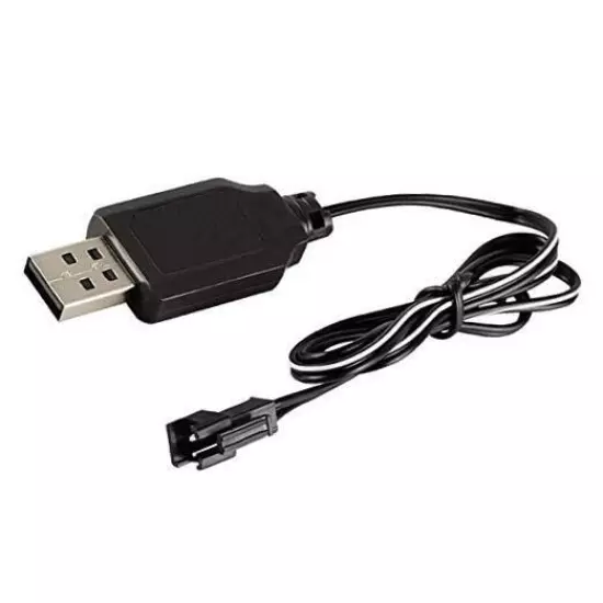 USB Charging Cable Battery Charger Cable for Ni-Cd Ni-MH Rechargeable 4.8V