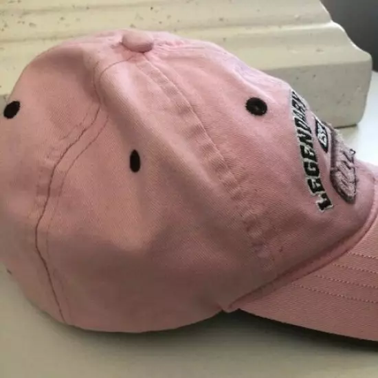 Pink Baseball Cap Legendary Whitetails, Original Gear Outdoors Hat Velcro fitted