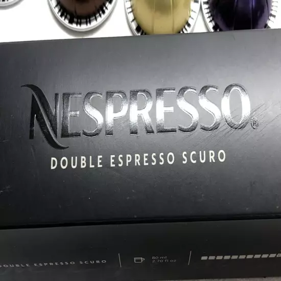 Nespresso Coffee Mixed Lot Sampler Espresso Pods - 67 Capsules-loose Pods