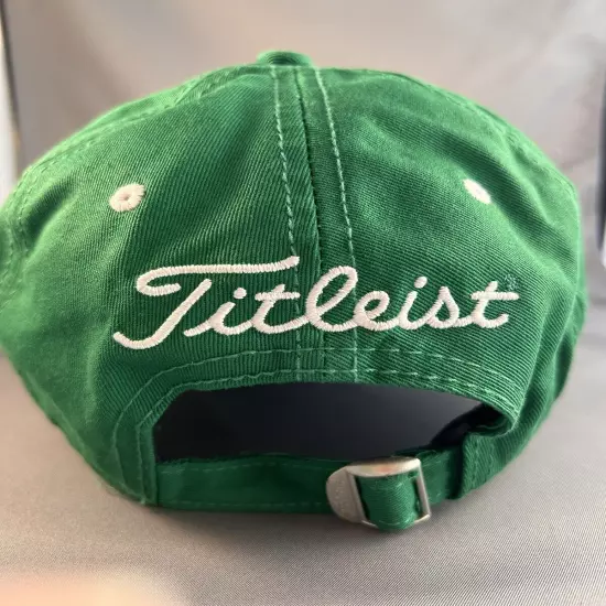 Titleist Green And White Golf Cap by NEW ERA Adjustable With Magnet!