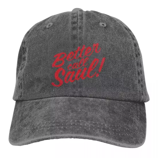 Better Call Saul Unisex Distressed Denim Cap, Vintage Snapback