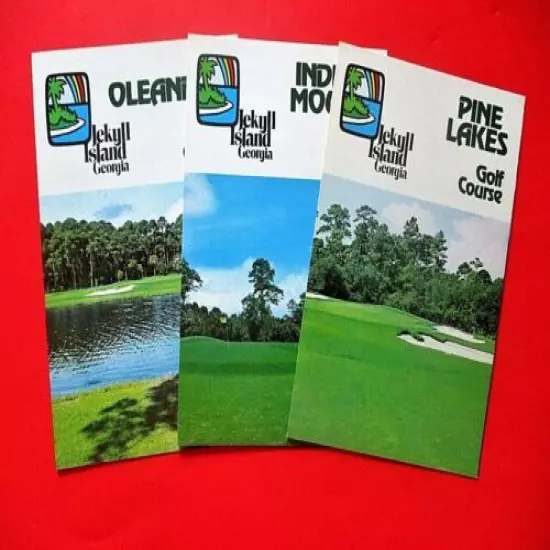 vtg Golf Scorecards - Pine Lakes Indian Mound Oleander Course - Jekyll Island GA