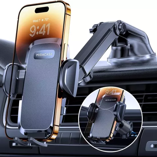 Truck Phone Holder Mount Heavy Duty Truck Dashboard Windshield Long Anti-Shake