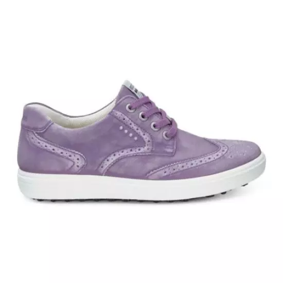 New Women's ECCO Golf Casual Hybrid Lace Shoes, Grape Raisin122003-01243 Size 37