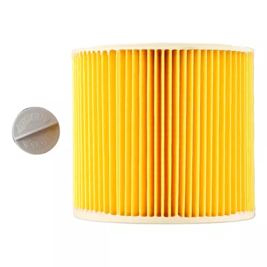 1 X Cartridge Filters For MV2 WD2.200 WD3.500 A2504 A2654 Vacuum Cleaner