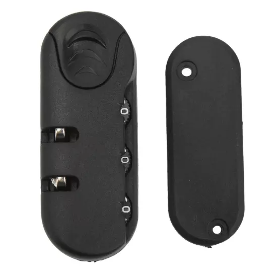 Luggage Lock 3 Digits Zinc Alloy Lock Catch Plastic Frosted Appearance SP