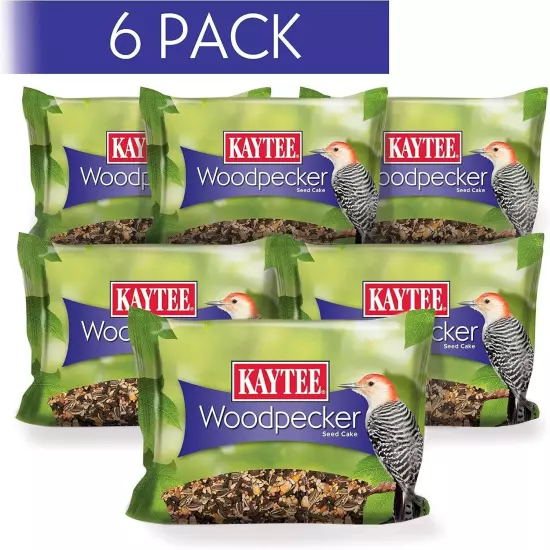 Premium Woodpecker Seed Cakes, 1.85 Pounds Each, Ideal for Outdoor Feeding