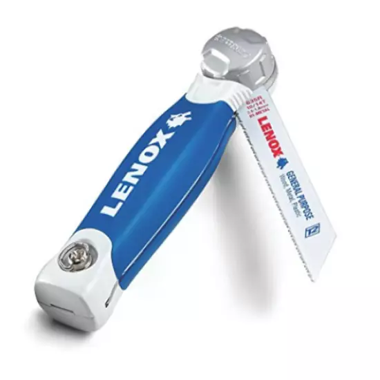 LENOX Tools Jab Saw, Folding (20997TFHS618636) full size, blue & white 