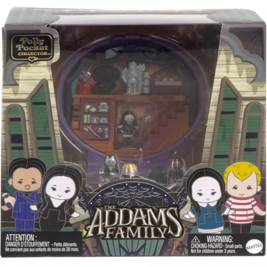 MATTEL Collectors Polly Pocket The Addams Family - Brand New - Fast Shipping