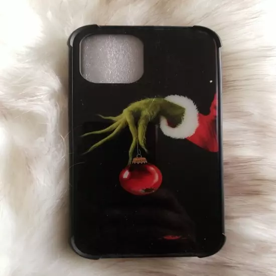 iPhone 12 Pro Max phone Case Grinch Black Red