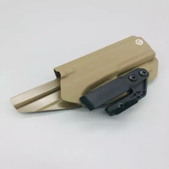 M&P Shield 45 Tan Kydex IWB Proteus Holster (with Mod Wing) USA Veteran Made