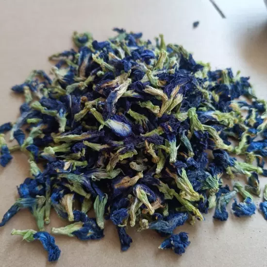 Blue Butterfly Pea Organic Tea Dried Flowers Natural Herbal Pure Drink 100%