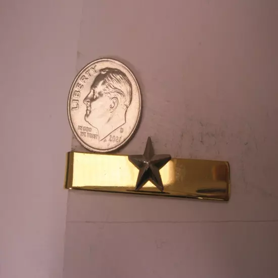 Chrysler Five Pointed Star Logo Vintage SMALL Tie Bar Clip