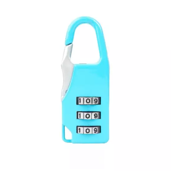 Mini Password Lock Travel Luggage Accessories Backpack Digit Padlock Metal 